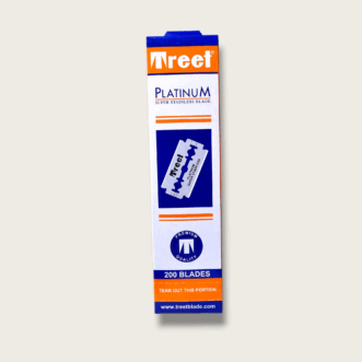 Treet® | Platinum Blister X 200 hojas de Filos dobles para navaja de afeitar