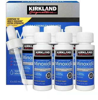 Minoxidil Kirkland 5% 60ml | Caja Tratamiento 6 meses | + Gotero aplicación